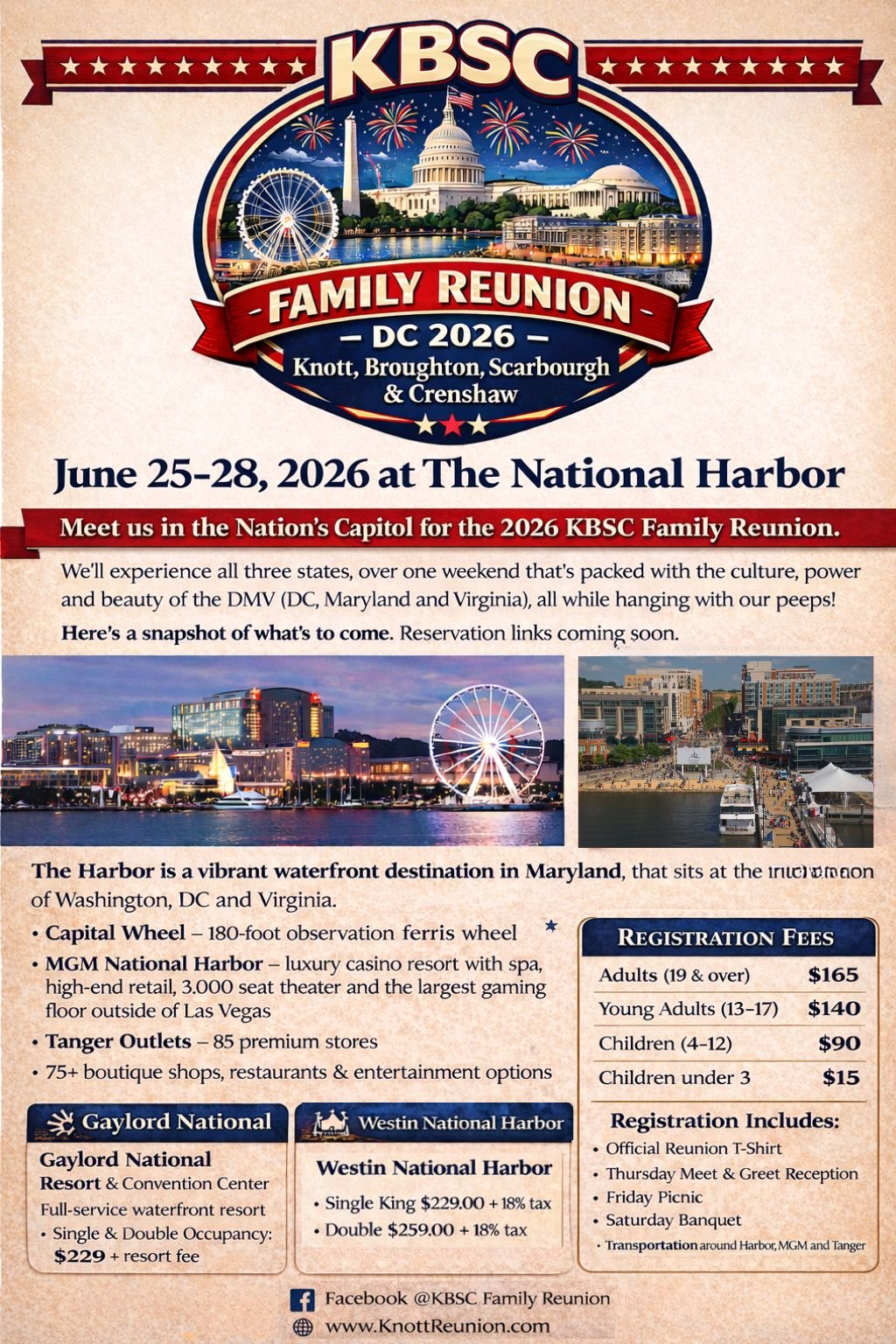 KBSC Family Reunion Snapshot flyer